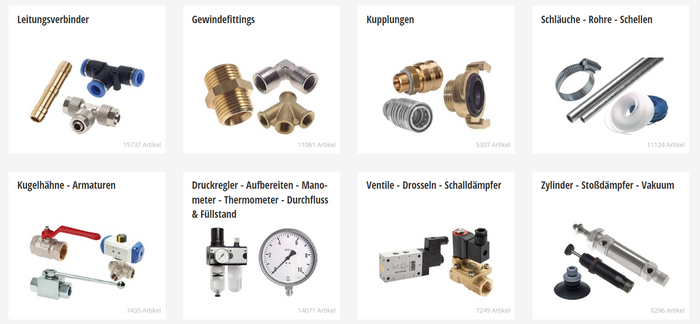 Druckluft Zubehör Artikel online kaufen