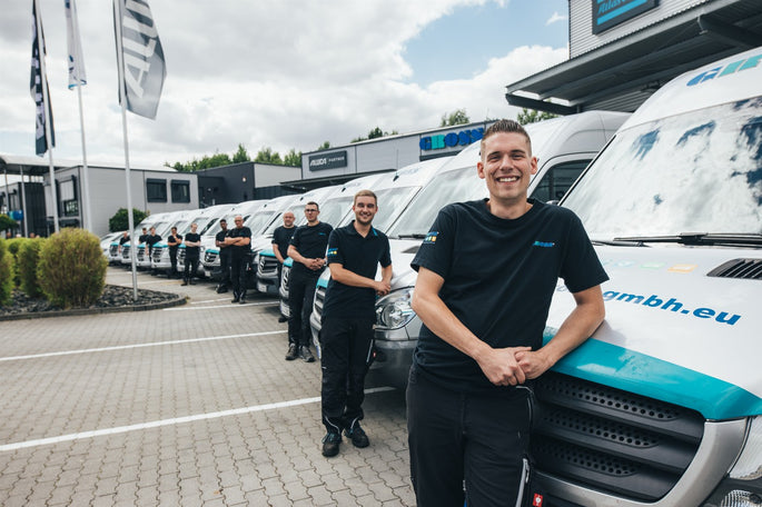 Servicetechniker sind zur Kompressor Wartung deutschlandweit unterwegs